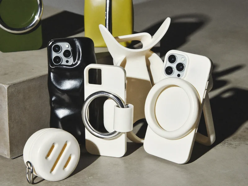 Dettaglio illustrato di materiale e lavorazione degli accessori